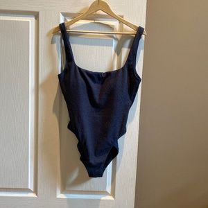 Jcrew Textured squareneck swimsuit- Sz 12